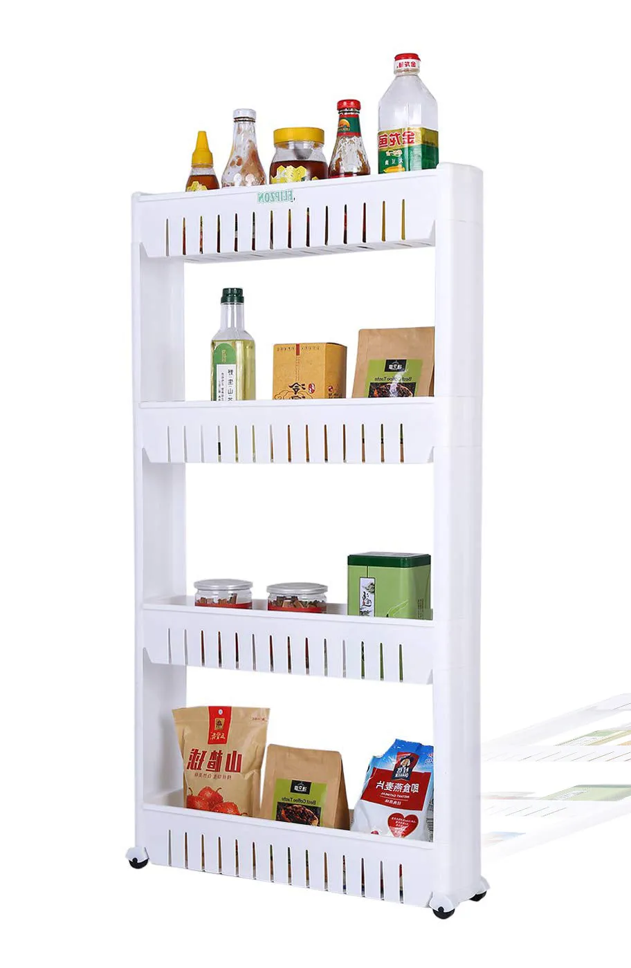 2120 Multipurpose 4 Layer Space Saving Storage Organizer Rack Shelf