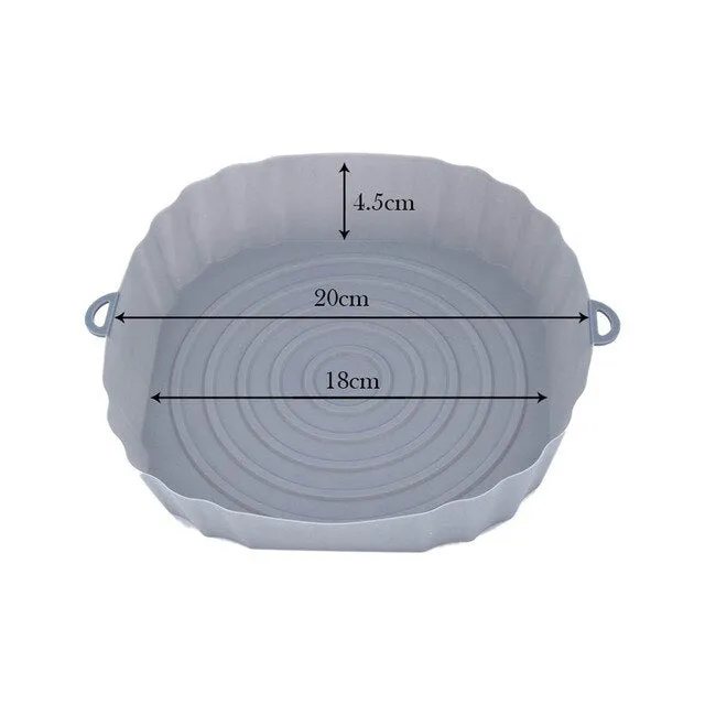 Air Fryer Baking Tray Silicone Pot Nonstick Airfryer Baking Form