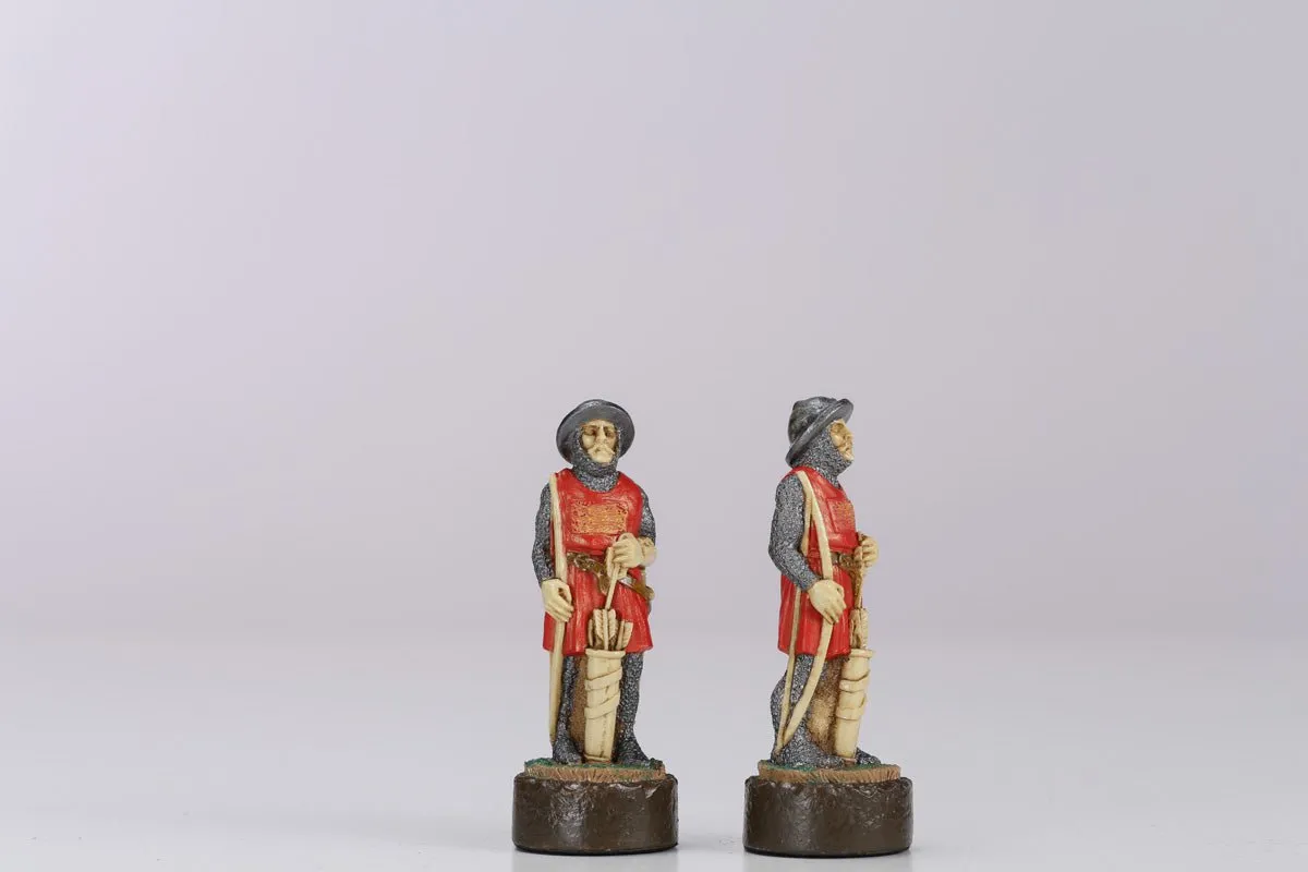 Battle of Bannockburn Handpainted Chess Pieces - SAC