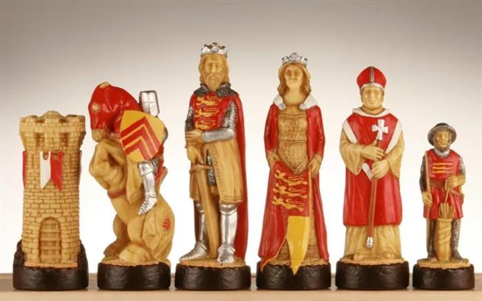 Battle of Bannockburn Handpainted Chess Pieces - SAC