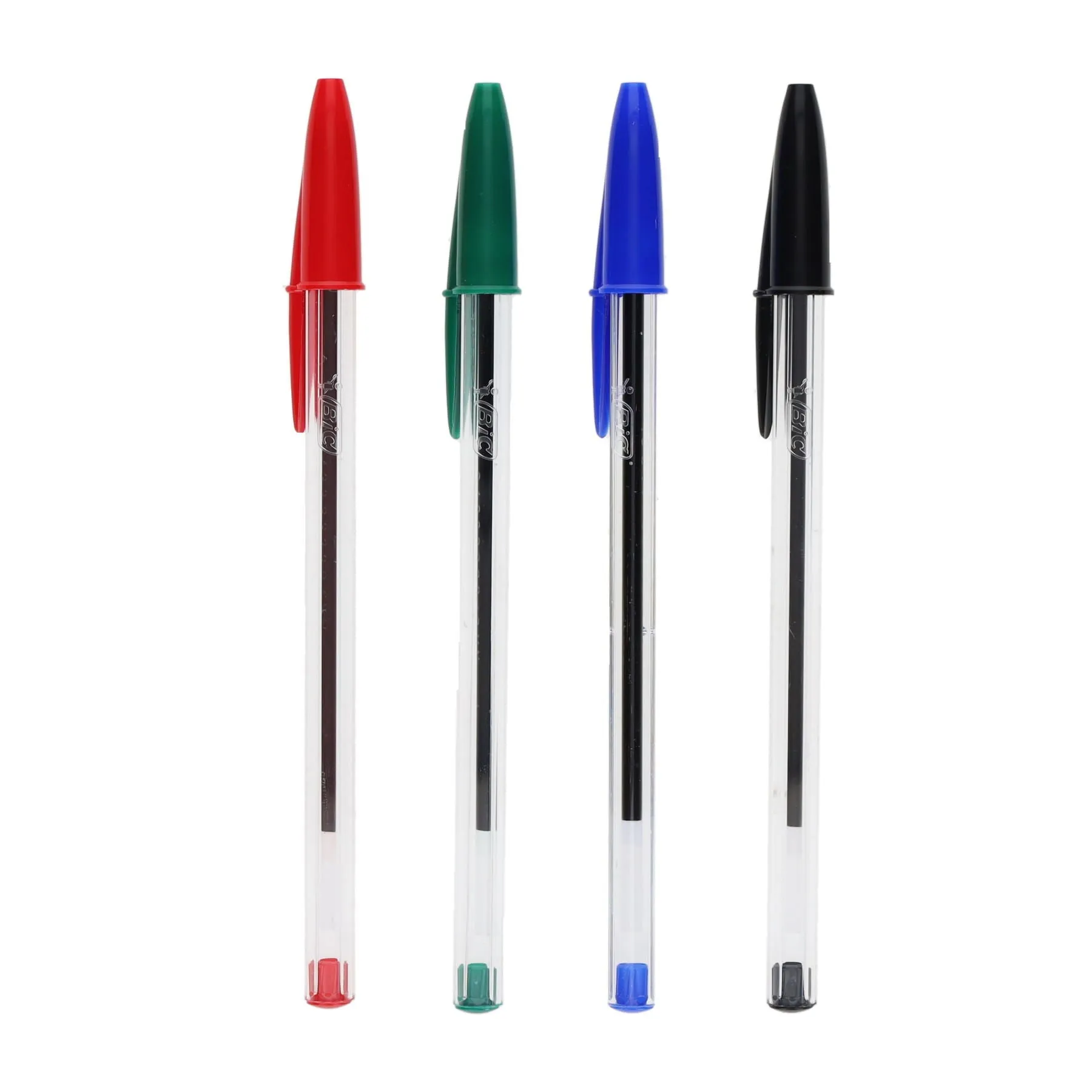 BIC - Cristal Original Ballpoint Pens - Assorted Colours - Pack of 4