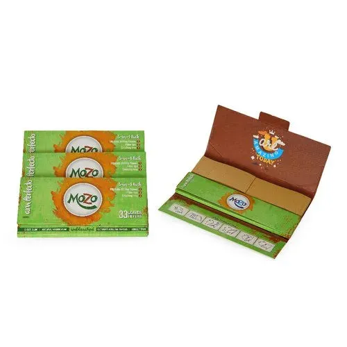 Bongchie Mozo Brown King Size Rolling Papers with Tips