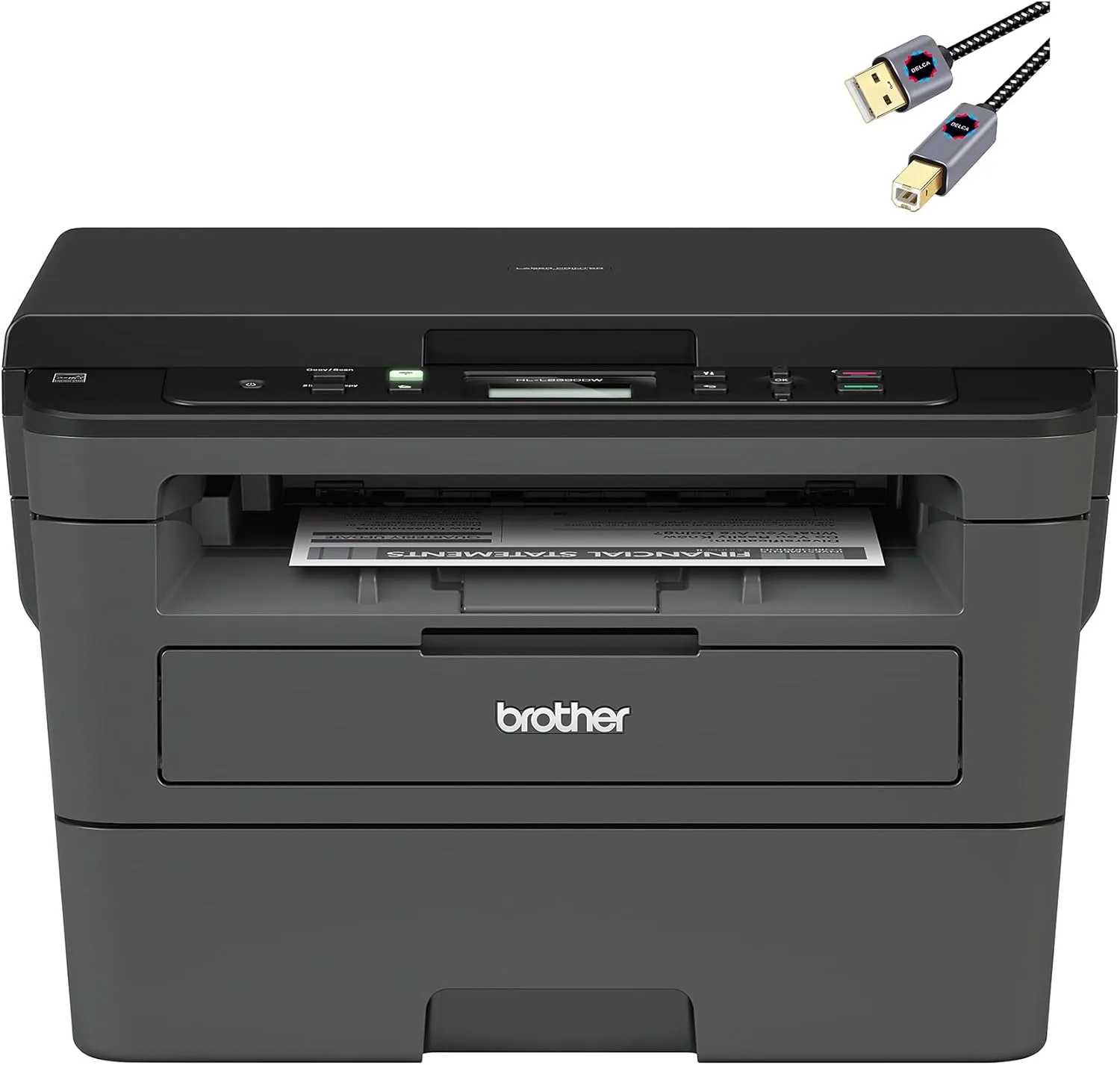 Brother HL-L2350DW Series Compact Monochrome Laser Wireless Duplex All-in-One Laser Printer