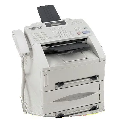 Brother IntelliFax-4100e Laser Fax Machine, High-Speed Business Fax, 8MB Memory, 250 sheets, 33.6K bps Modem Speed - FAX-4100E