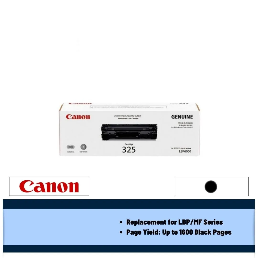 Canon 325 1.6k Toner Cartridge (Black)