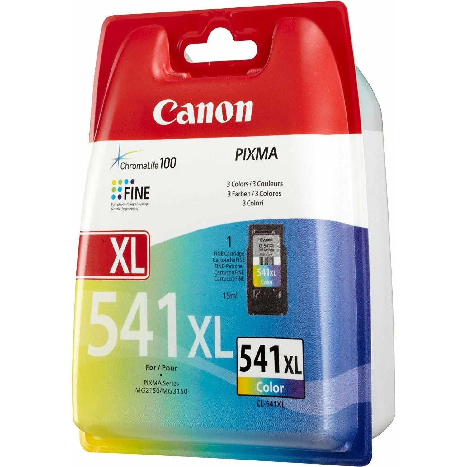 Canon High Yield Tri-Colour Ink Cartridge - Black | CL-541XL