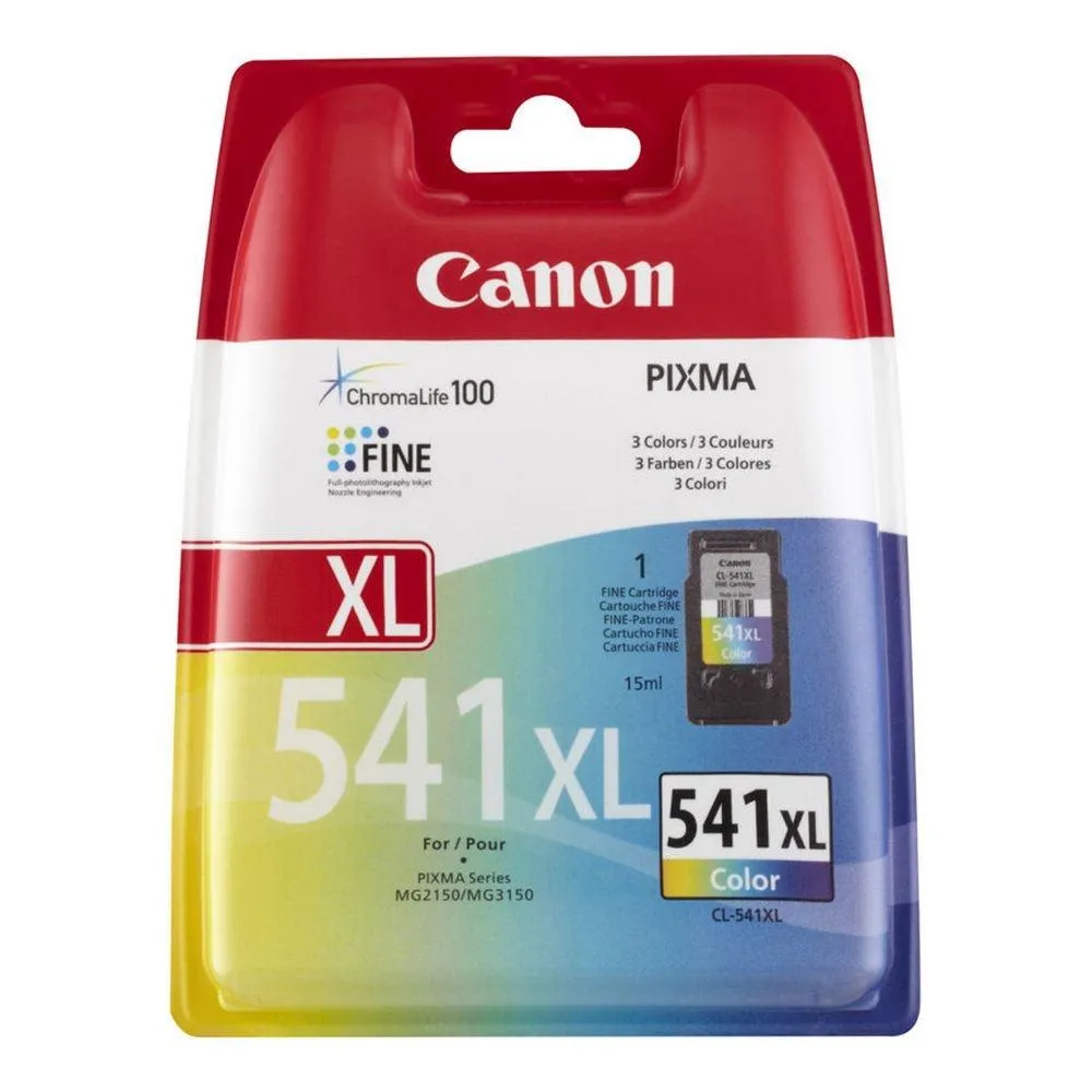 Canon High Yield Tri-Colour Ink Cartridge - Black | CL-541XL