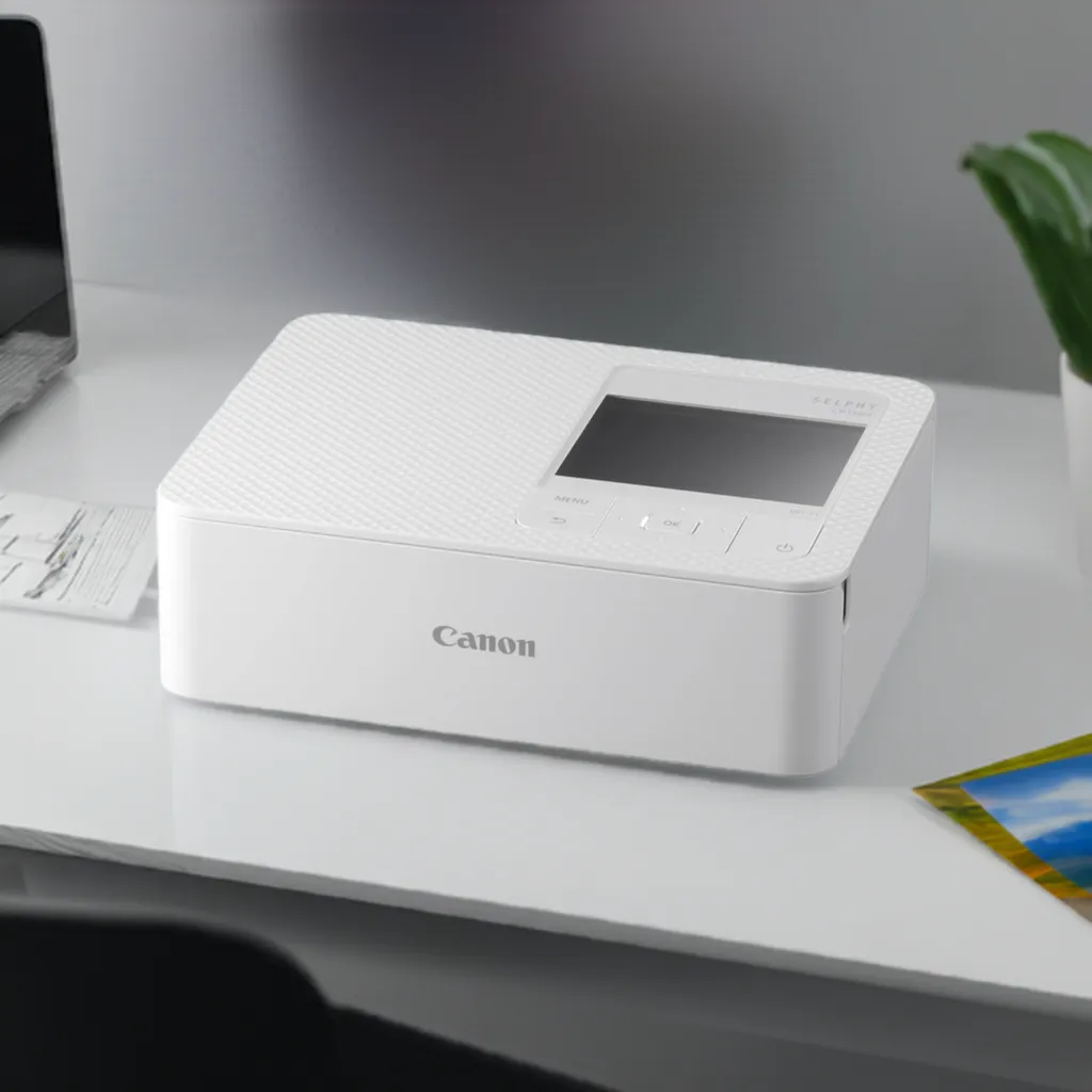 Canon Selphy Compact Photo Printer CP1500WHITE