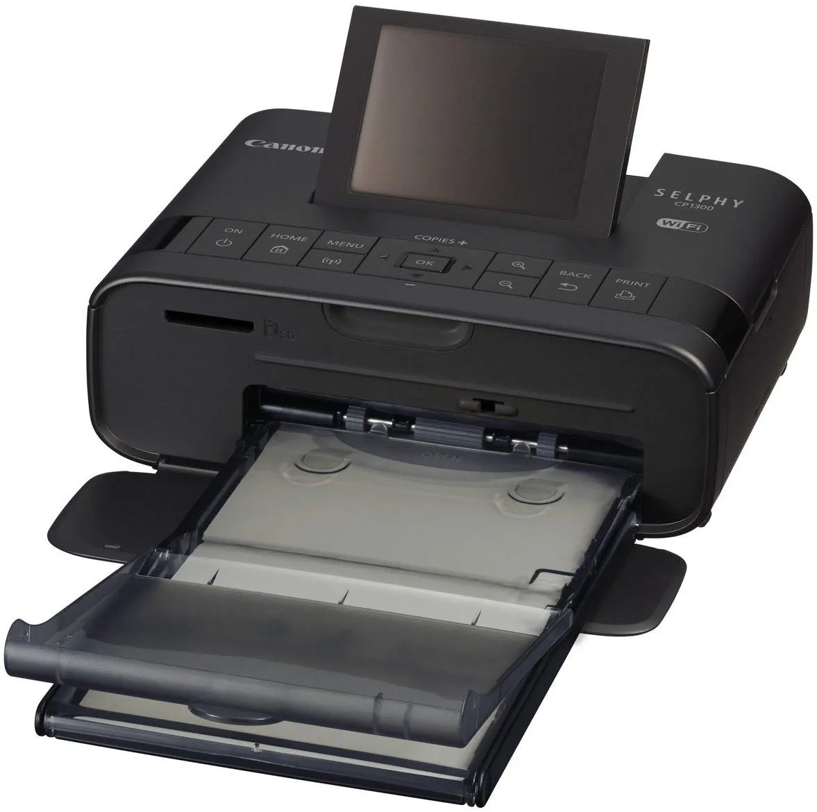 Canon Selphy CP-1300 Compact Photo Printer, Black