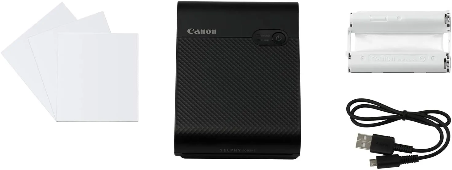 Canon SELPHY Square QX10 Portable Photo Printer with Wi-Fi (Four Colors) -