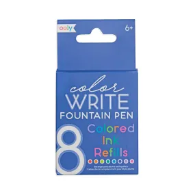 Color Write Colored Fountain Pen Refills