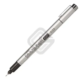 Copic Multiliner Pen Size :- 0.03   ( Black)  - Classic