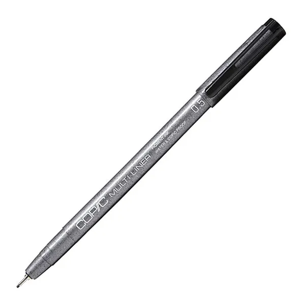 Copic Multiliner Pen  Size :- 0.5  ( Black) - Classic