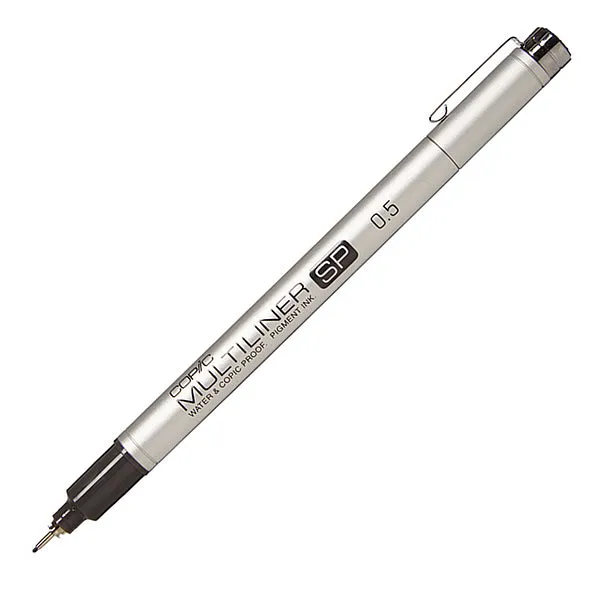 Copic Multiliner  Pen  Size :- 0.5  ( Black)