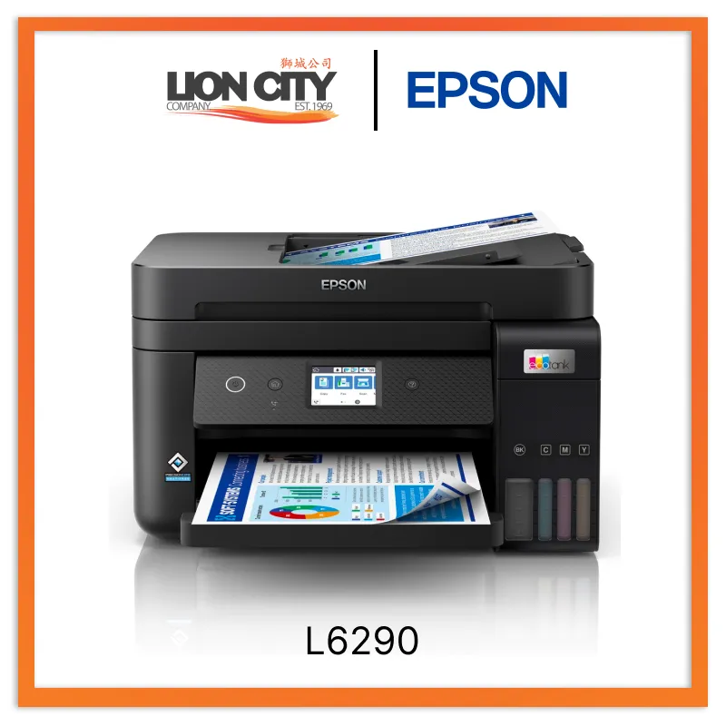 Epson EcoTank L6290 A4 Wi-Fi Duplex All-in-One Ink Tank Printer with ADF***Pre Order)