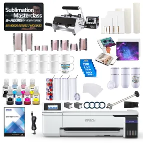 Epson SureColor F570 24 Pro Sublimation Printer with 8-in-1 Mug Press Bundle - Ultimate Printing Solution