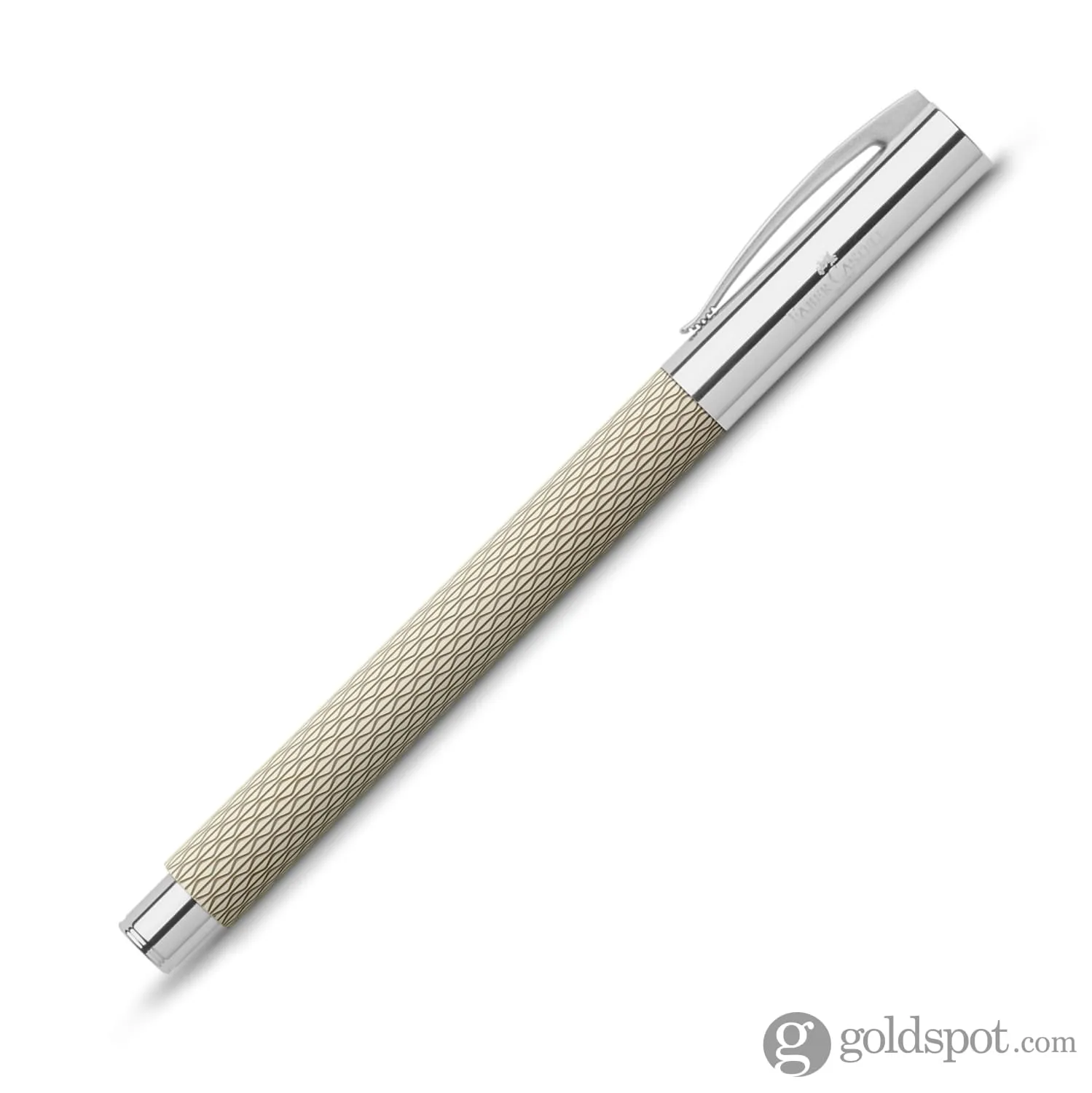 Faber-Castell Ambition OpArt Fountain Pen in White Sand - Medium Point