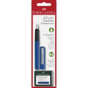 Faber-Castell School  Fountain Pen Medium Blue