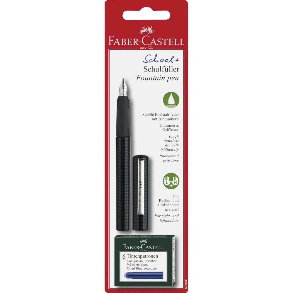 Faber-Castell School  Fountain Pen Medium Carbon