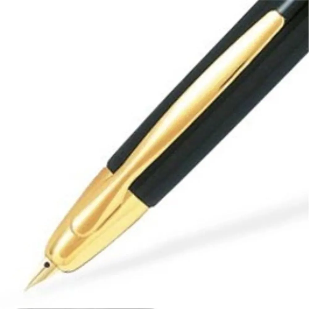 Gold Pilot Capless Fountain Pen - Medium Nib