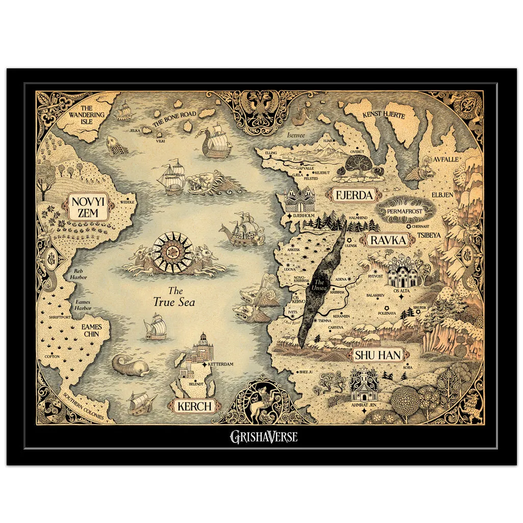 Grishaverse Map Print