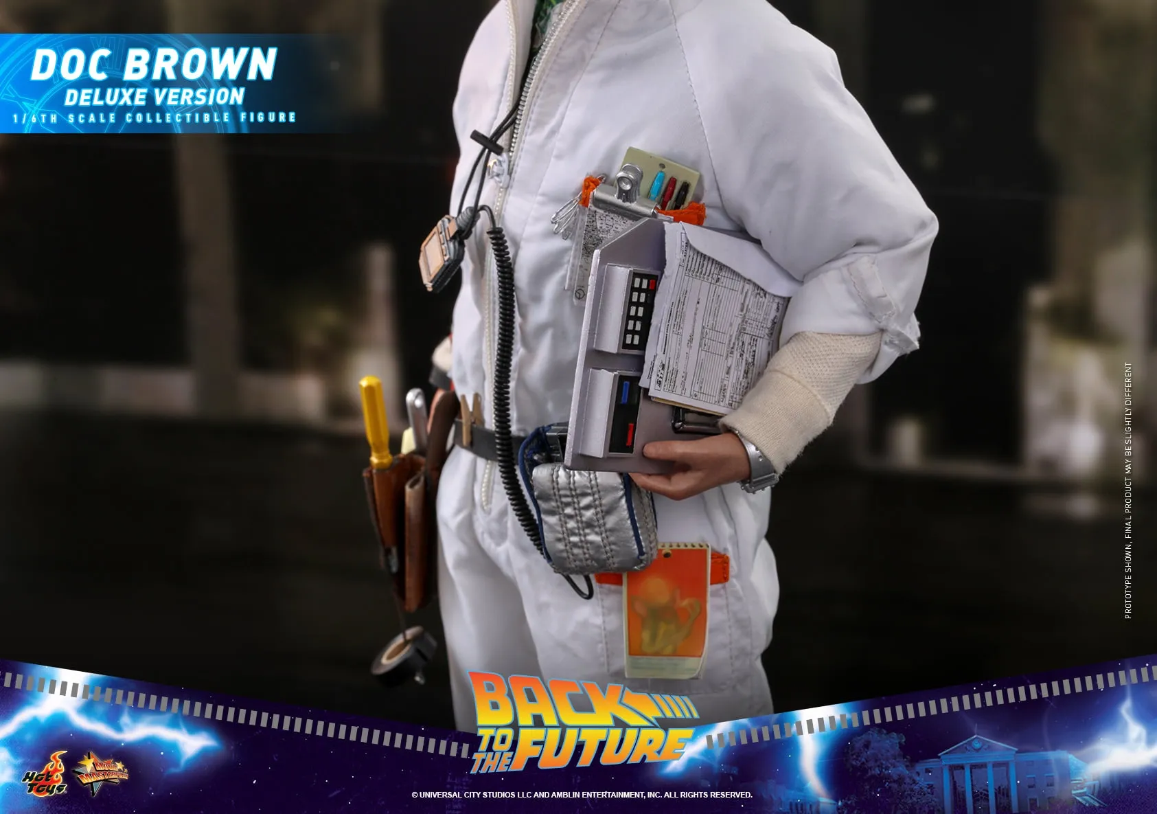 Hot Toys - MMS610 - Back to the Future - 1/6th scale Doc Brown Collectible Figure (Deluxe Version)