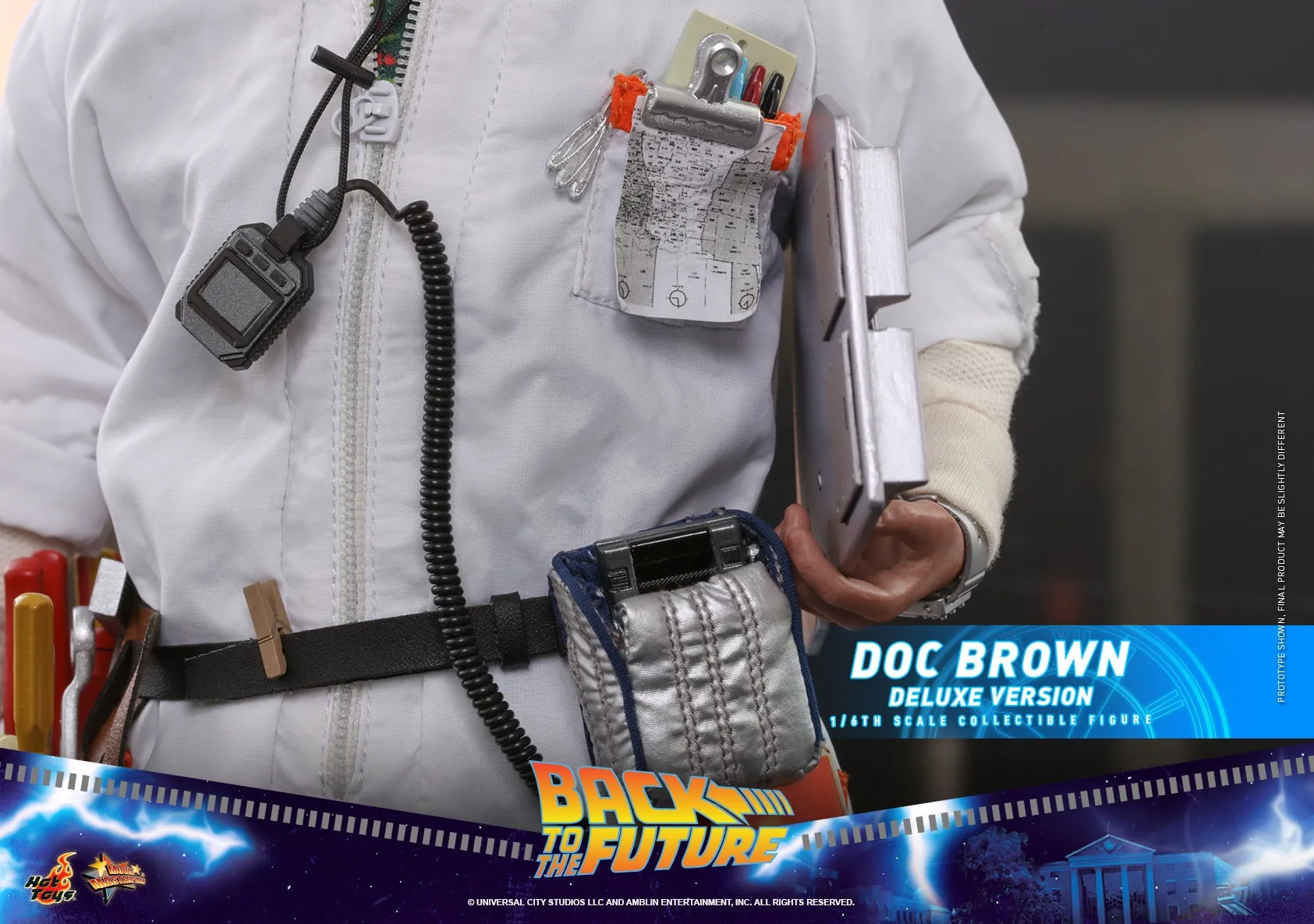 Hot Toys - MMS610 - Back to the Future - 1/6th scale Doc Brown Collectible Figure (Deluxe Version)