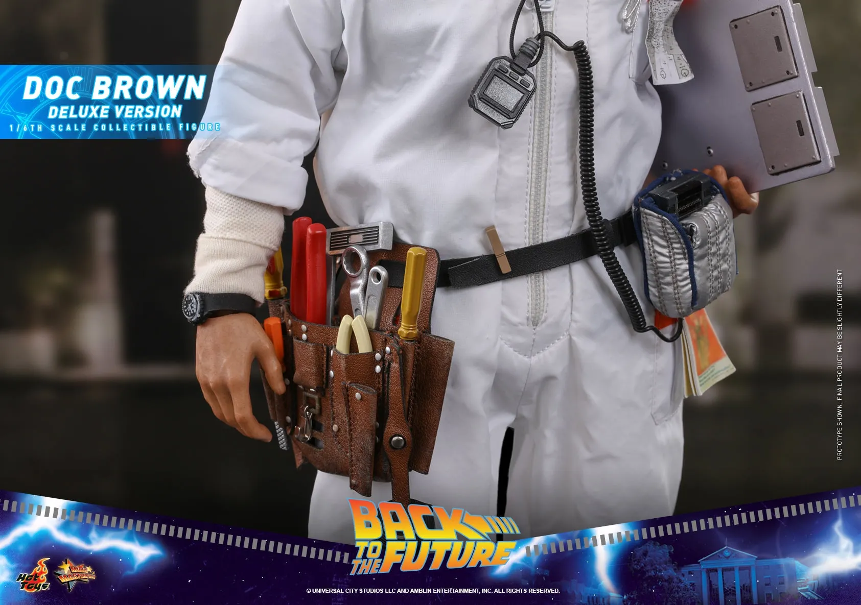 Hot Toys - MMS610 - Back to the Future - 1/6th scale Doc Brown Collectible Figure (Deluxe Version)