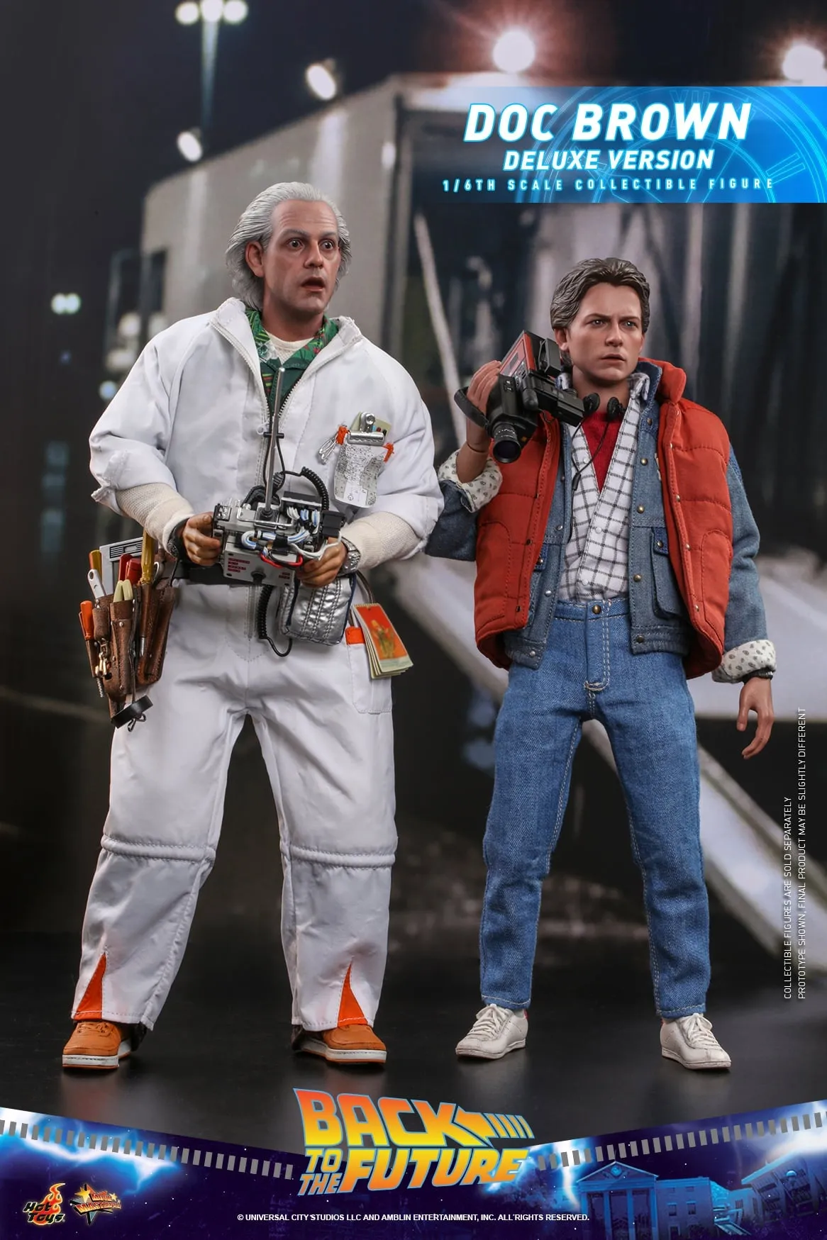 Hot Toys - MMS610 - Back to the Future - 1/6th scale Doc Brown Collectible Figure (Deluxe Version)