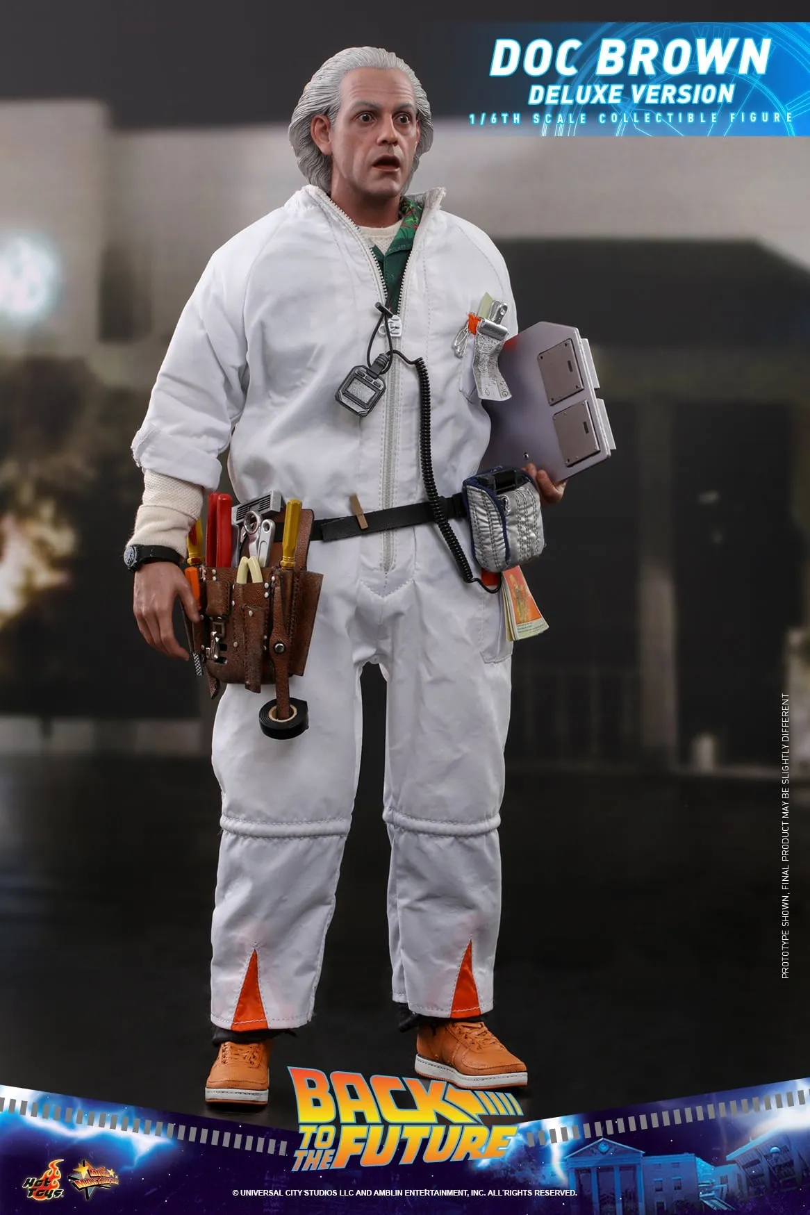 Hot Toys - MMS610 - Back to the Future - 1/6th scale Doc Brown Collectible Figure (Deluxe Version)