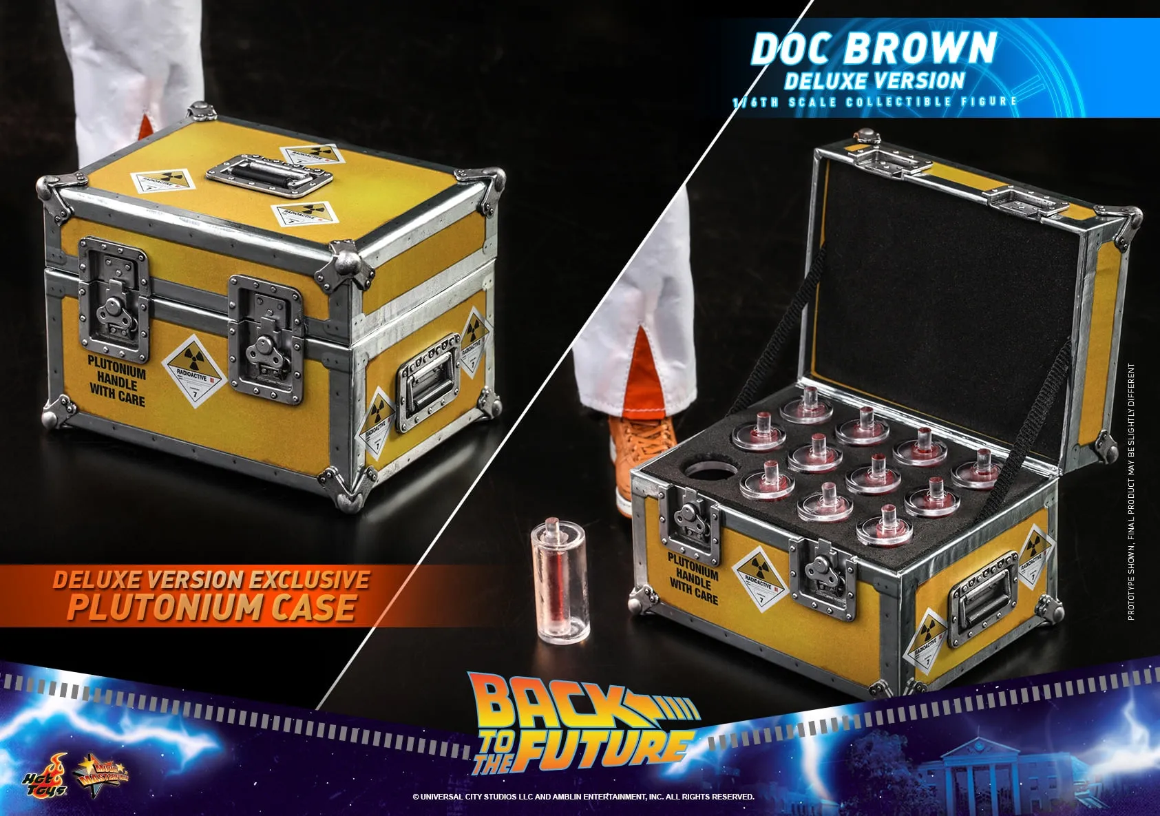 Hot Toys - MMS610 - Back to the Future - 1/6th scale Doc Brown Collectible Figure (Deluxe Version)