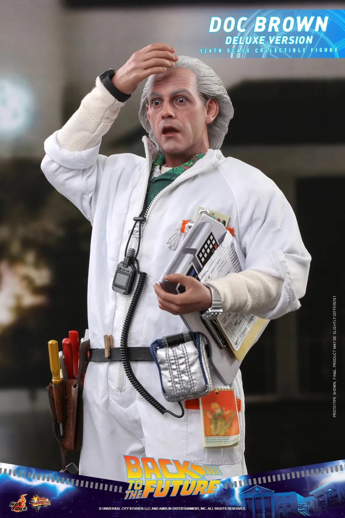 Hot Toys - MMS610 - Back to the Future - 1/6th scale Doc Brown Collectible Figure (Deluxe Version)