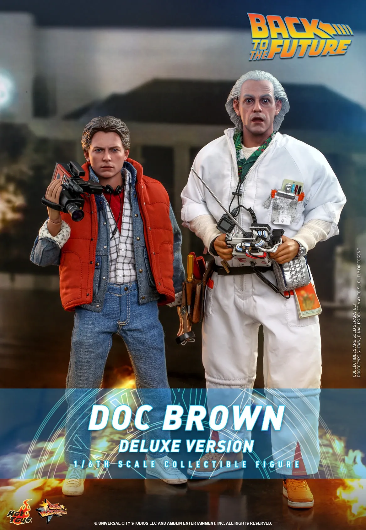 Hot Toys - MMS610 - Back to the Future - 1/6th scale Doc Brown Collectible Figure (Deluxe Version)