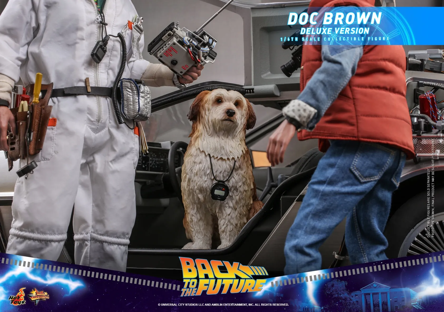 Hot Toys - MMS610 - Back to the Future - 1/6th scale Doc Brown Collectible Figure (Deluxe Version)