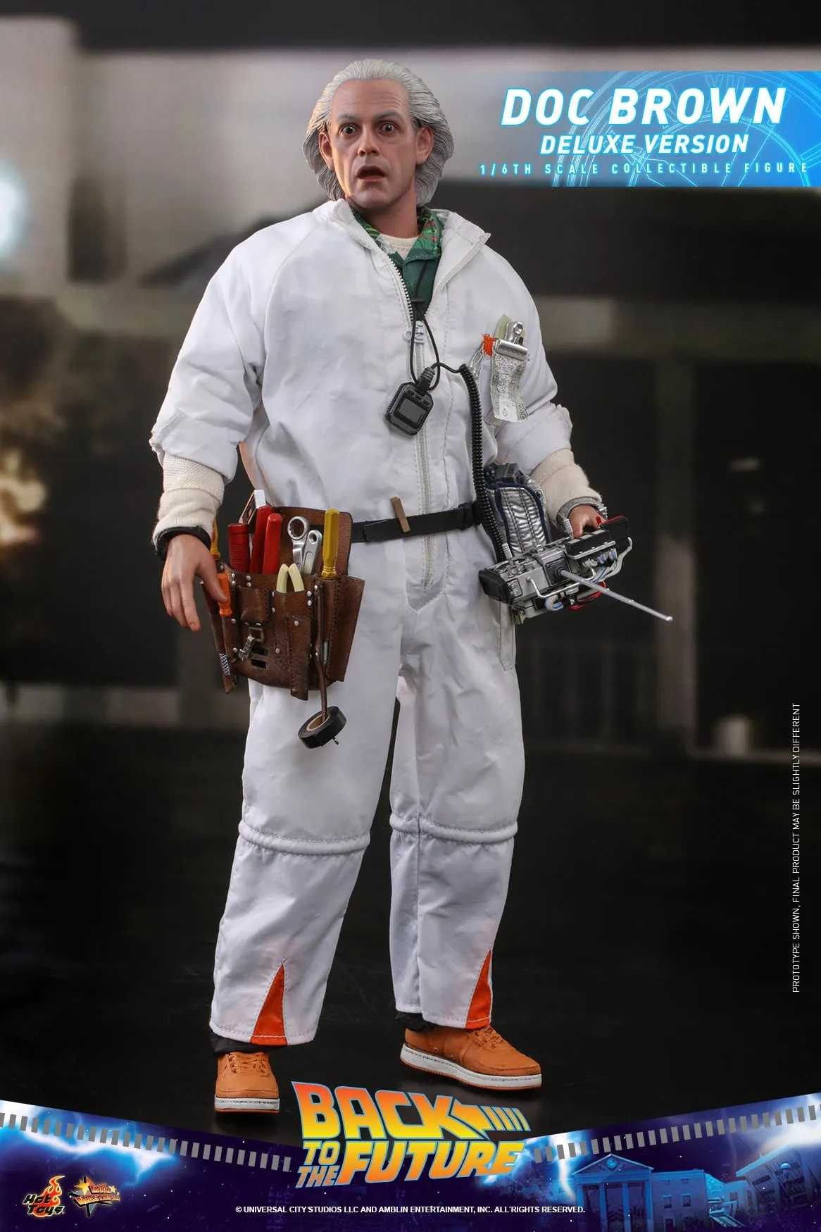 Hot Toys - MMS610 - Back to the Future - 1/6th scale Doc Brown Collectible Figure (Deluxe Version)