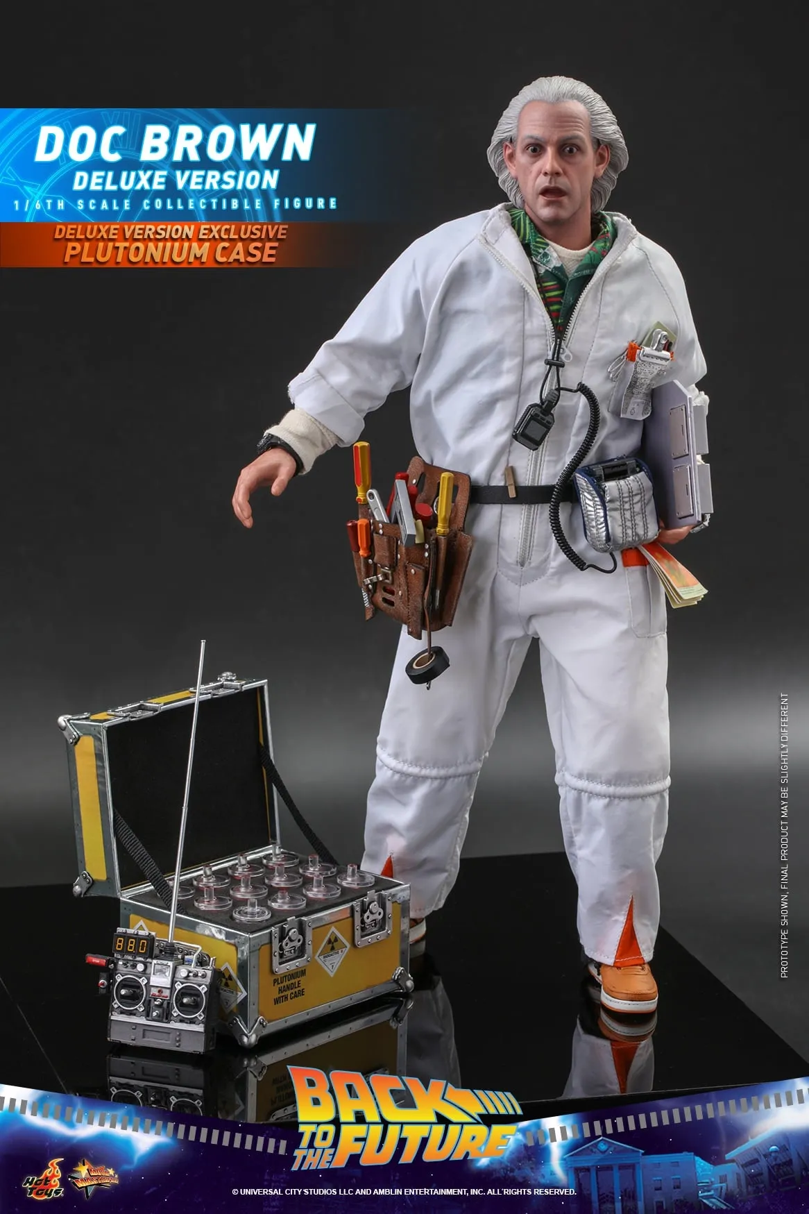 Hot Toys - MMS610 - Back to the Future - 1/6th scale Doc Brown Collectible Figure (Deluxe Version)