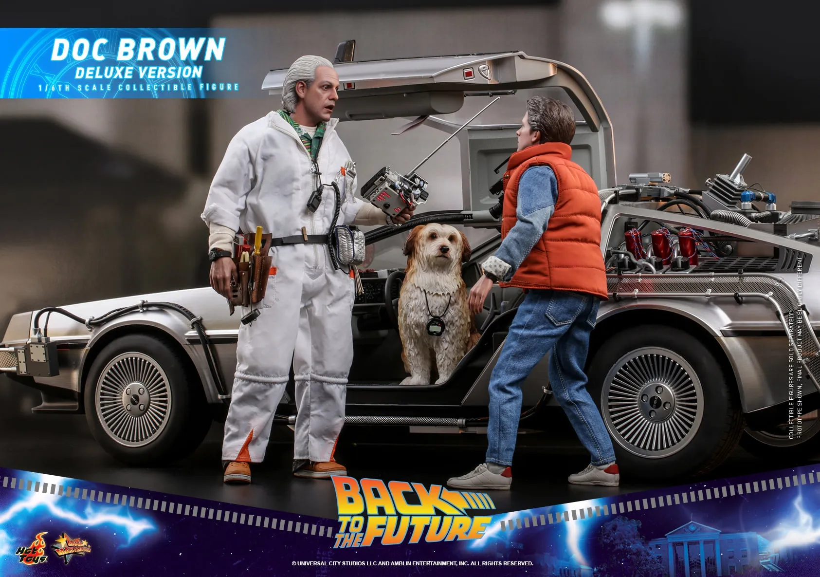 Hot Toys - MMS610 - Back to the Future - 1/6th scale Doc Brown Collectible Figure (Deluxe Version)