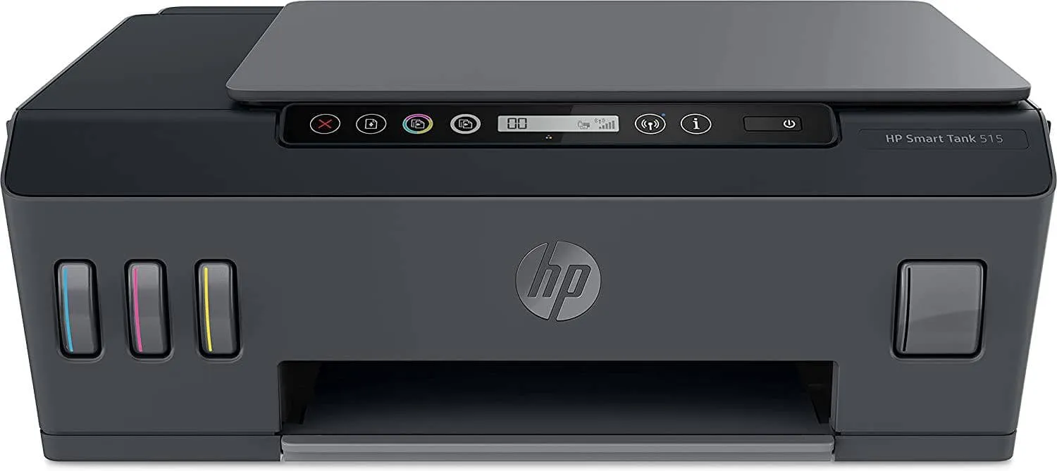 HP 3YW70A Smart Tank 516 Wireless, Print, Scan, Copy, All In One Printer - Cyan