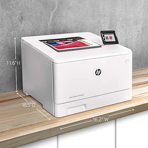 HP Color LaserJet Pro M454dw Printer (W1Y45A) ,White