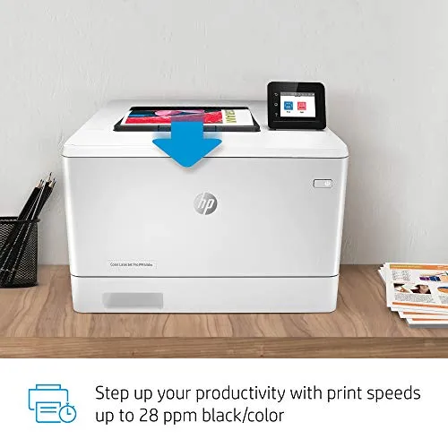 HP Color LaserJet Pro M454dw Printer (W1Y45A) ,White