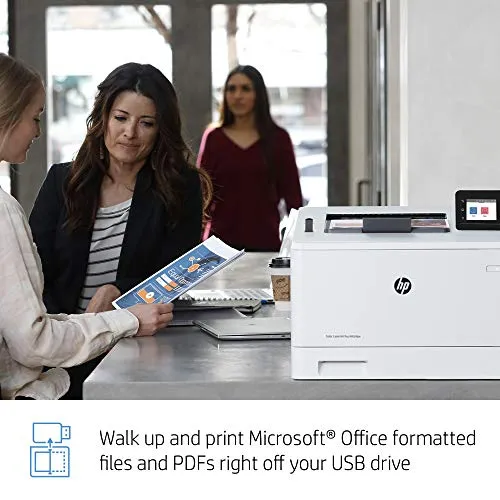 HP Color LaserJet Pro M454dw Printer (W1Y45A) ,White