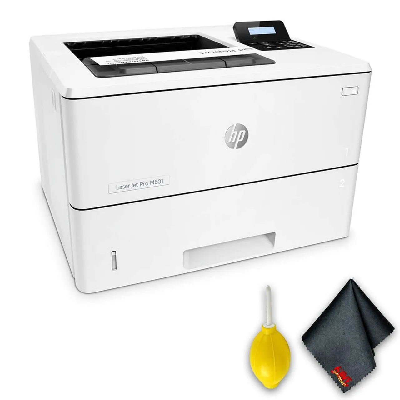 HP Laserjet Pro M501dn Monochrome Laser Printer Standard Accessory Bundle