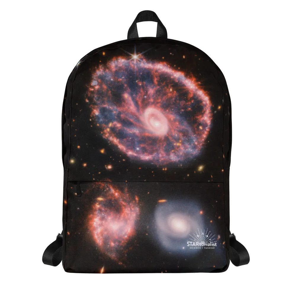 JWST Cartwheel Galaxy Backpack