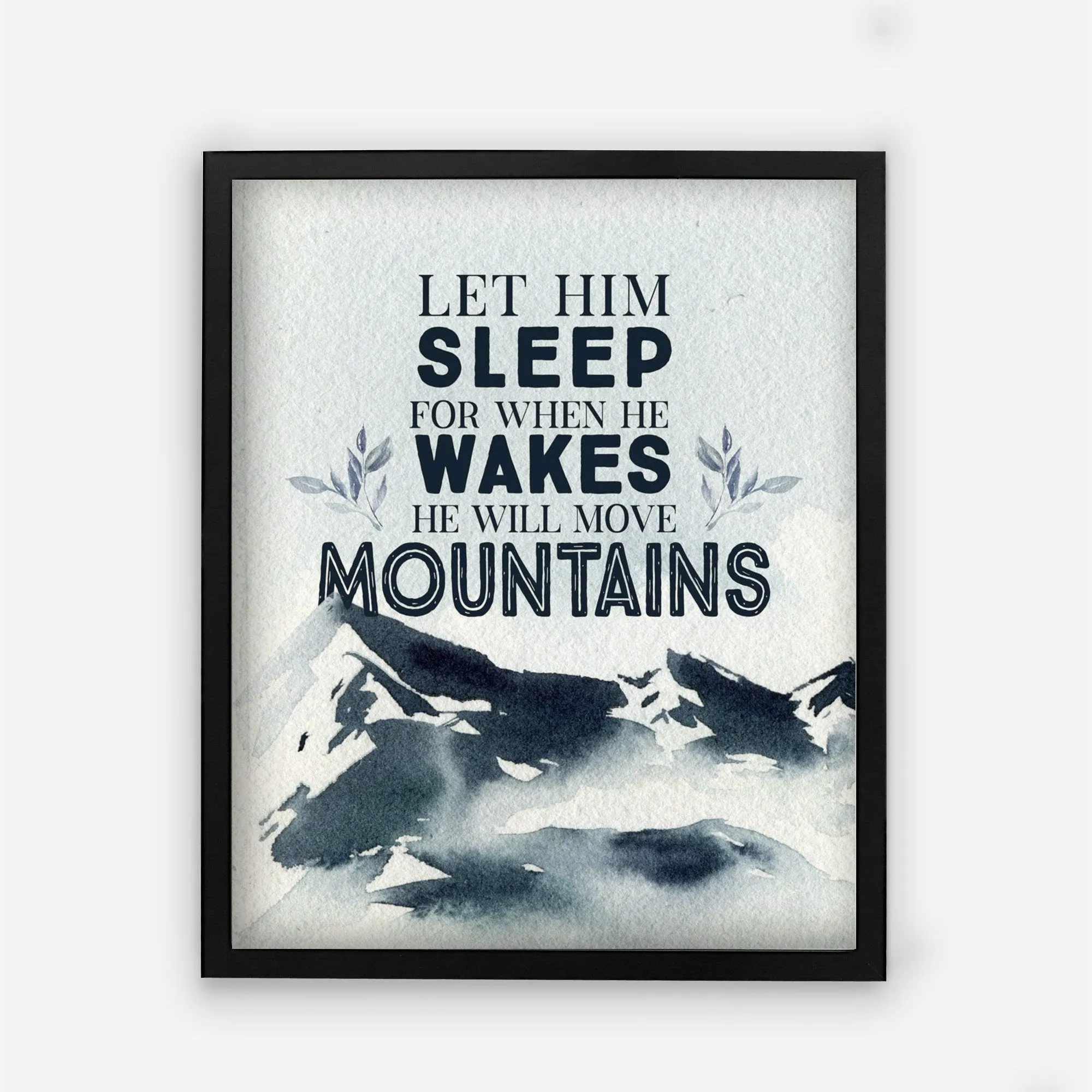 Let Him Sleep in Mountains in Navy