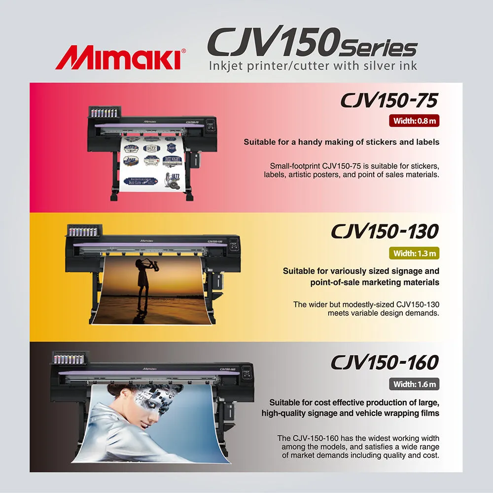 Mimaki CJV150 Integrated Printer/Cutter