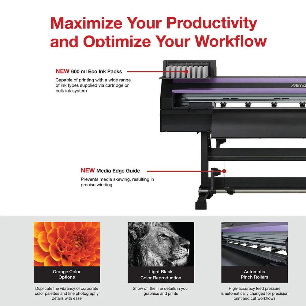 Mimaki CJV300 Plus High Speed Integrated Printer/Cutter