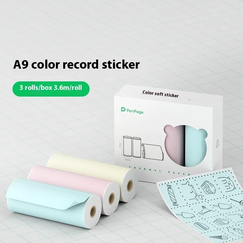 Mini Bliuetooth Wireless Thermal Printer Paper Sticker Label Printer