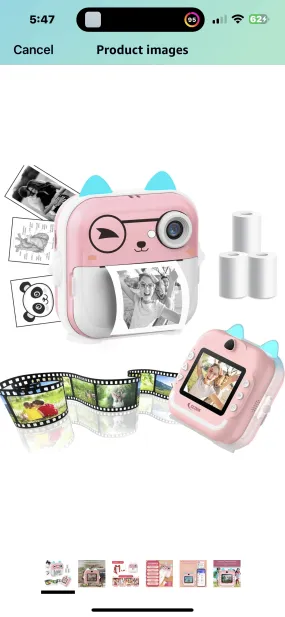 Mini Camera Instant Printer rjmobile01