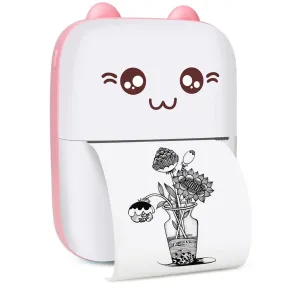 Mini Thermal Pocket Printer with Android & IOS App for Kids  - USB Rechargeable