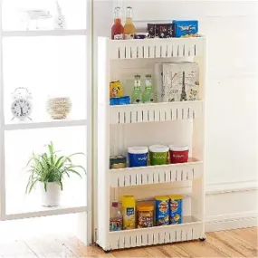 Multipurpose 4 Layer Space Saving Storage Organizer Rack Shelf